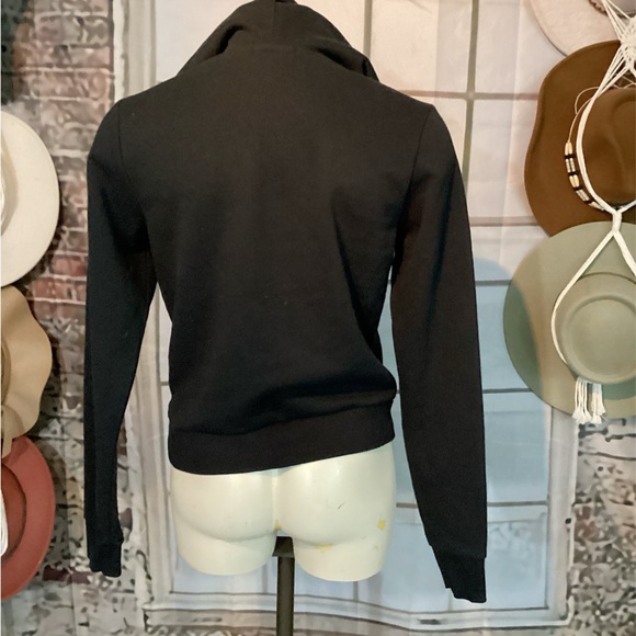 True Religion Black Hoodie with Gold Buddha Design Sz Small - Picture 8 of 8